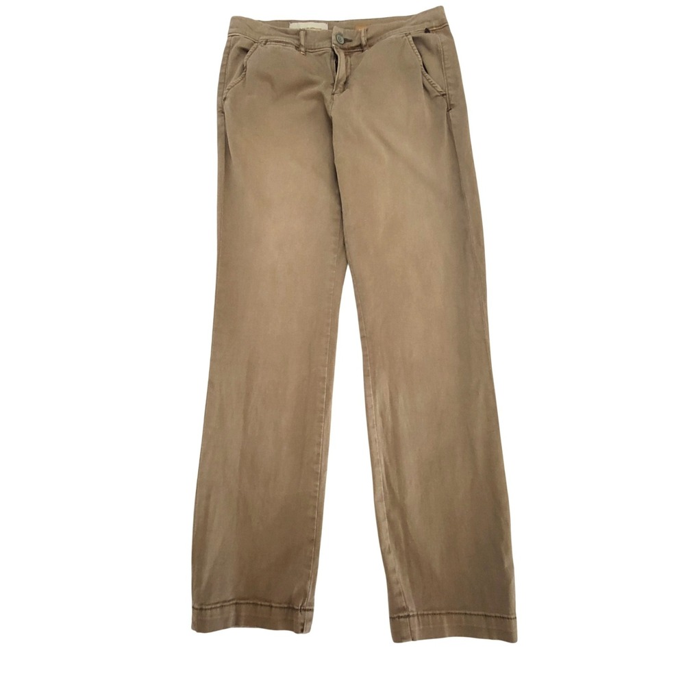Pilcro Anthropologie Beige Khaki Streetwear Utility Mid Rise Chino Pants 28